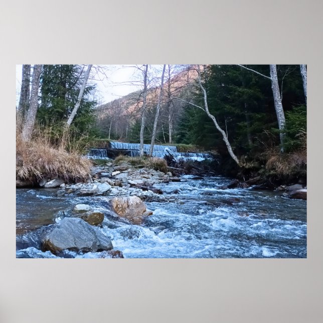 Wild Mountain River - Wild Nature Romania  Poster (Front)