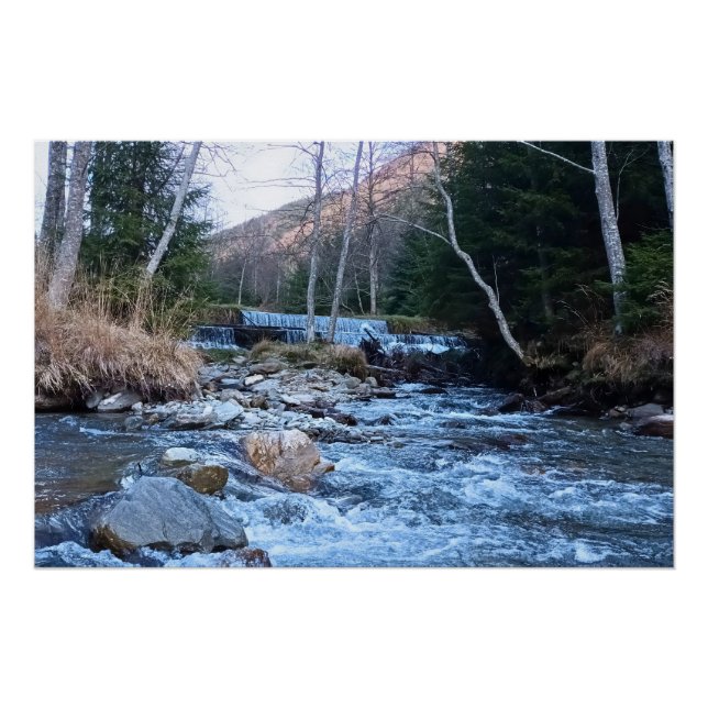 Wild Mountain River - Wild Nature Romania  Poster (Front)