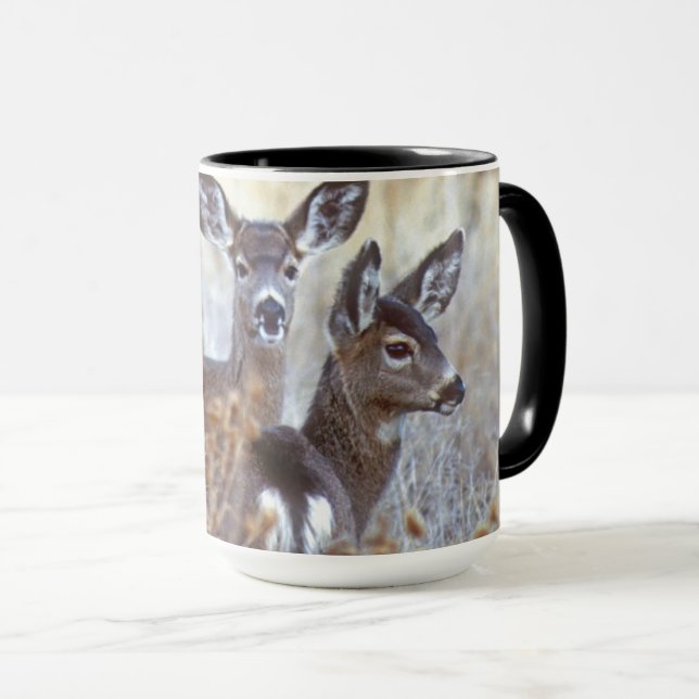 Wild Mule Deer Pair | California Mug (Front Right)