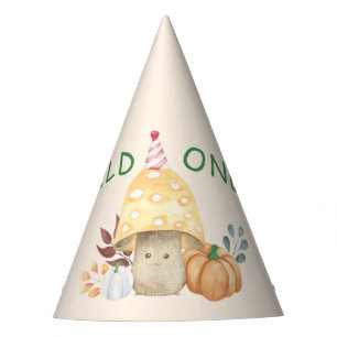Wild Mushroom First Birthday Party Hat