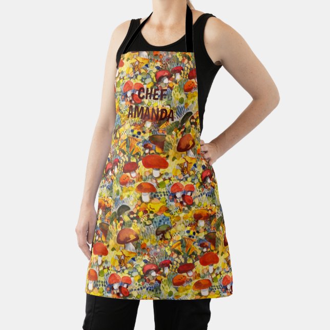 Wild mushrooms apron (Insitu)