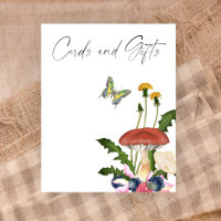 Wild mushrooms baby shower CARDS AND GIFTS
