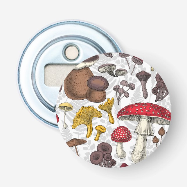 Wild mushrooms bottle opener (Front)