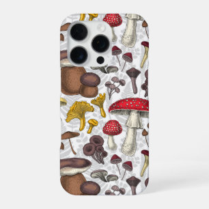 Wild mushrooms iPhone 16 pro case