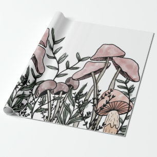 Wild Mushrooms Wrapping Paper