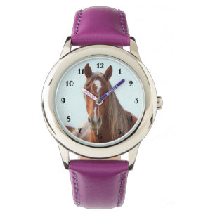 Wild Mustang Horse Girls Watch