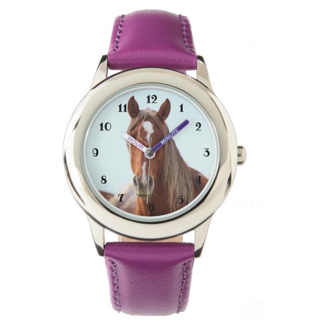 Wild Mustang Horse Girls Watch (Front)