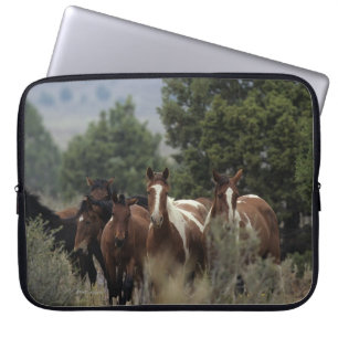 Wild Mustang Horses 2 Laptop Sleeve