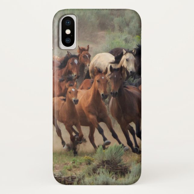 Wild Mustangs Case-Mate iPhone Case (Back)