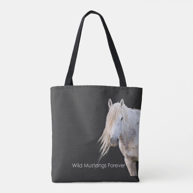 Wild Mustangs Forever Tote Bag (Back)