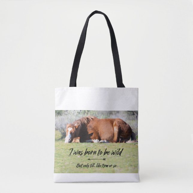 Wild Mustangs Forever Tote Bag (Front)