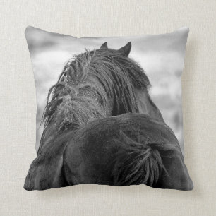 Wild Mustangs of the West Cushion