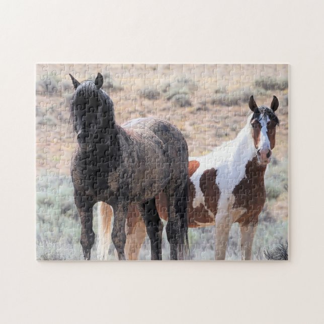 Wild Mustangs of the West Jigsaw Puzzle (Horizontal)