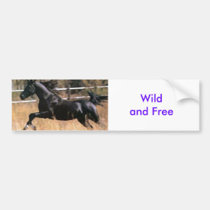Wild 'n Free Bumper Sticker