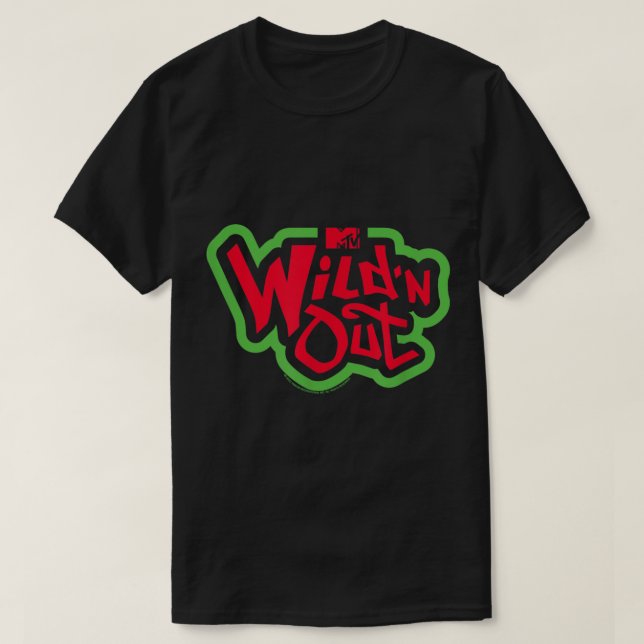 Wild N Out Green And Red Logo  T-Shirt (Design Front)