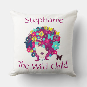 Wild Nature Girl Cushion