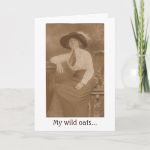 Wild Oats Turned to Shredded Wheat Card