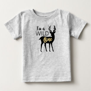 Wild One 1st Birthday Baby T-Shirt