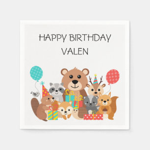 Wild One 1st Birthday Napkins