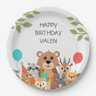 Wild One 1st Birthday Paper Plate