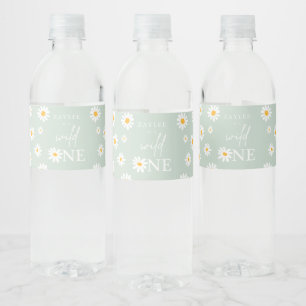 Wild One 1st Birthday Party Bohemian Groovy Decor  Water Bottle Label