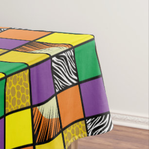 Wild One 1st Birthday Party Safari Tablecloth