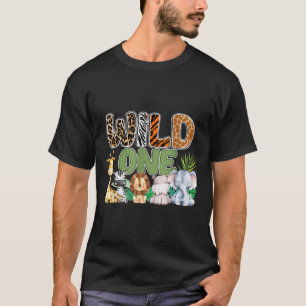 Wild One 1st Birthday Safari Family Matching T-Shirt