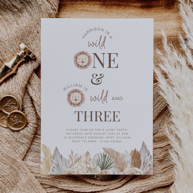 Wild One and Wild and Three Joint Invite (Creator Uploaded)