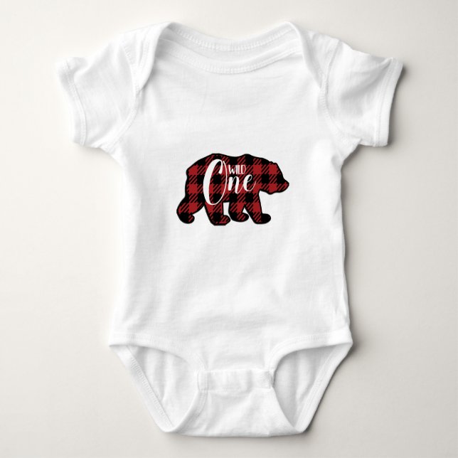 Wild One Baby Bodysuit (Front)