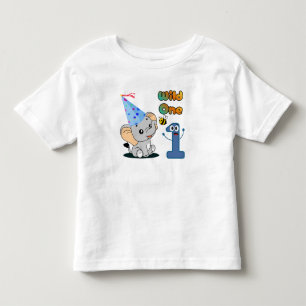 Wild One Baby Elephant Birthday Design Toddler T-Shirt