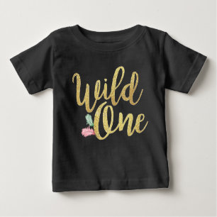 Wild One Baby First birthday Girl bodysuit T-Shirt