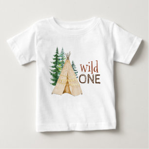 Wild One Baby First Birthday Shirts