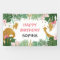 Wild one birthday banner Safari Jungle Animals