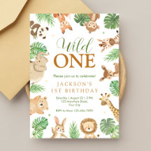 Wild One Birthday Invitation
