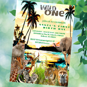 WILD ONE BIRTHDAY INVITATION