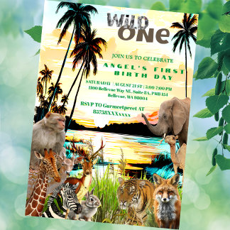 WILD ONE BIRTHDAY INVITATION