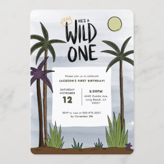 Wild One Birthday Invitation