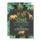 Wild One Birthday Invitation Jungle Animals Party