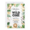 Wild One Birthday Invitation Safari Animals Party
