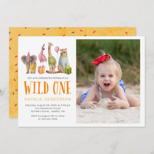 Wild One Birthday Party Invitation