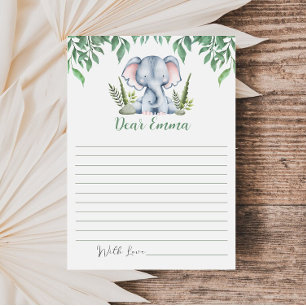 Wild ONE Birthday Party Time Capsule Note Card