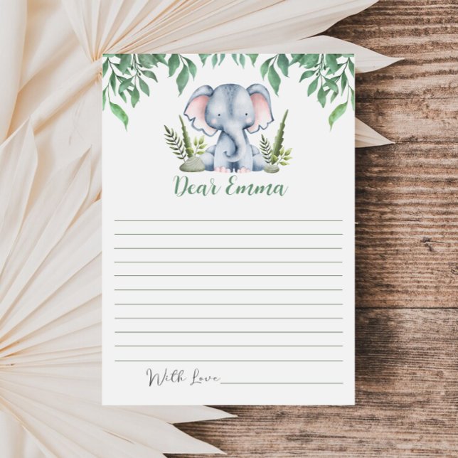 Wild ONE Birthday Party Time Capsule Note Card (Creator Uploaded)