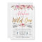 Wild One Boho Birthday Girls 1st birthday invite