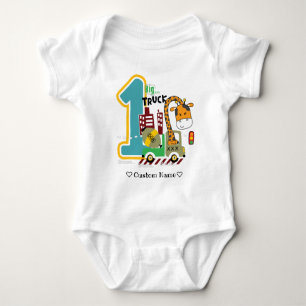Wild One Boys First Birthday Party  Baby Bodysuit
