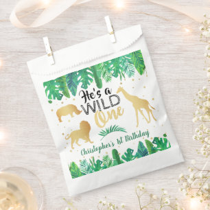 Wild One Boys First Birthday Party Favour Bag