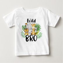 Wild One Bro Brother 1st Birthday Safari Family 