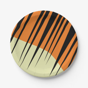 Wild One Cute Safari 1st Birthday Party Theme Paper Plate