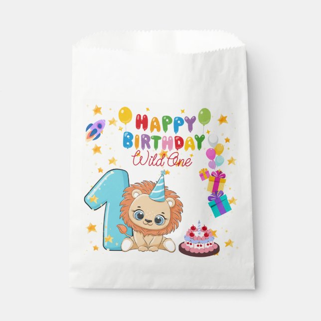 wild one favour bag (Front)