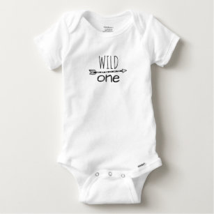 Wild One First Birthday Baby Bodysuit
