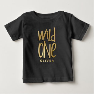 Wild One First Birthday Baby T-Shirt